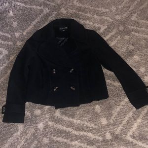 Forever 21 size large black peacoat